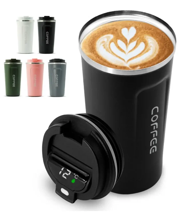 VASO CAFETERO CON VISOR TEMPERATURA